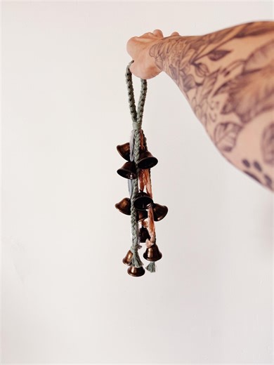 Witches Bells for Door: Witchy Home Protection Decor, Altar Tools, Door Chimes - Etsy