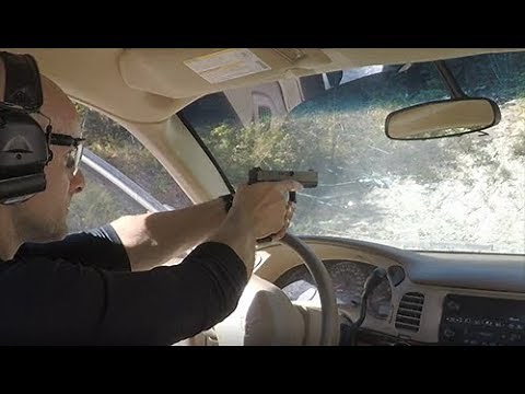 Shooting Through Car Windshield - Lesson 18 of 24 "Guns and Cars"