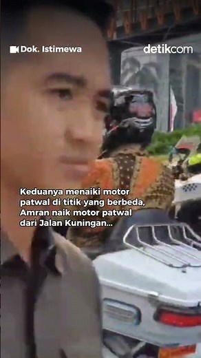 Menkopolhukam dan Mentan Bonceng Patwal Kejar Rapat di Istana