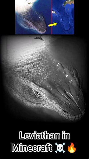 Leviathan in Minecraft ☠️🔥 #trending #leviathan #shortsfeed
