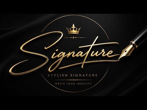 All type Signature// Sylish Signature