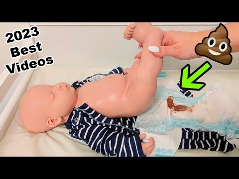 Silicone Baby Exploding Diaper Change Video