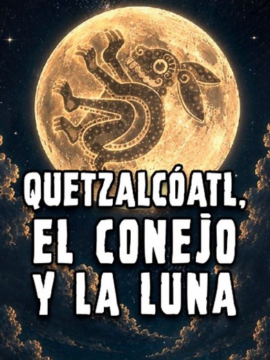 La leyenda del conejo en la luna: el animalito que ofreció su vida para salvar a Quetzalcoátl. Su acto de valentía y entrega quedó registrado para siempre en la luna. • #Quetzalcoatl #ConejoEnLaLuna #OrgulloMexicano #México #LeyendasMexicanas