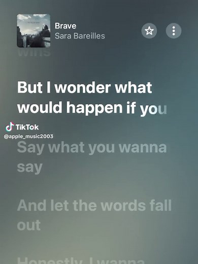 Lyrics Breakdown of 'Brave' by Sara Bareilles