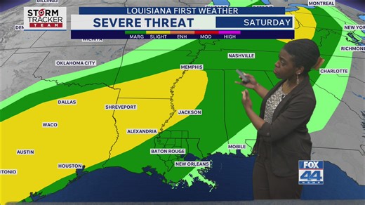 Friday morning forecast: Strong/severe t-storms possible this weekend