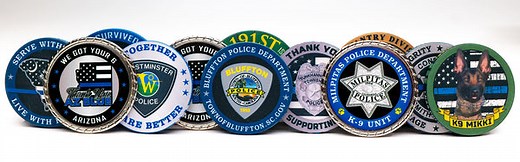 Law Enforcement Challenge Coins