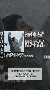 GOING THE DISTANCE - Sylvester Stallone - I Play Rocky EPIC THEME ORIGINAL SOUNDTRACK OST #shorts