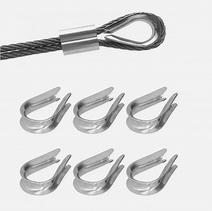 [Hot Item] Stainless Steel Thimble Thimbles Wire Cable Rope Cable Clips Clamps