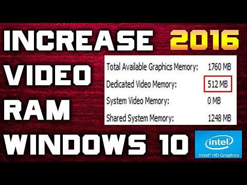 How To Increase Your Dedicated Video Ram Memory On Your Asus motherboard - 2016 Updated [Windows 10]