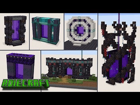 Irresistible Nether Portals Ideas in Minecraft!