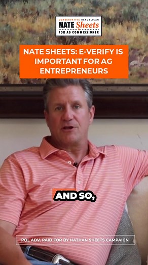 Border security starts with labor security. As Texas agriculture confronts real-world threats, securing our workforce has never been more important. For too long, politicians have talked tough while illegal labor still floods into Texas agriculture. That’s why I support E-Verify for employers in our state to make sure every job goes to an American citizen or legal worker who earned it. Honest farmers should never be undercut by those who hire cheap, illegal labor. As Agriculture Commissioner, I’