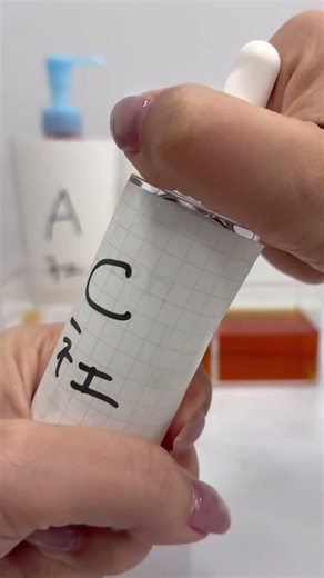 #PR Finally, I'll peel off the sticker✨ I'm going to experiment to see which one emulsifies the d...