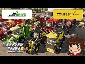 CoursePlay und Autodrive Tutorial - Kurse anlegen & Parkposition - Farming Simulator 19 - Folge 016