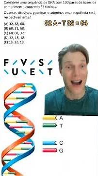 Bases nitrogenadas #biologia #fuvest #vestibular #enem #dna