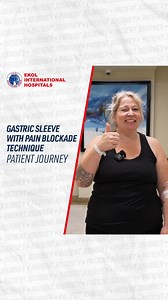Rebecca's Painless Experience 💙 Rebecca chose Ekol Hospitals for her stomach reduction surgery. Thanks to the Gastric Sleeve Pain Blockade Technique applied by Assoc. Prof. Dr. Ogün Erşen, ✅ She did not feel pain ✅ She did not experience nausea ✅ She spent the postoperative period in comfort This special technique is being applied for the first time in the world and only at Ekol Hospitals in Turkey. With this method, which maximizes the comfort of surgery, the first step of a new life is much e