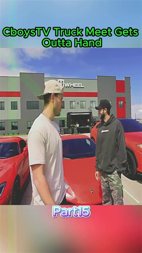 Cboystv truck meet gets out of hand #car #lamborghini #truck #trucksoftiktok #viralvideo