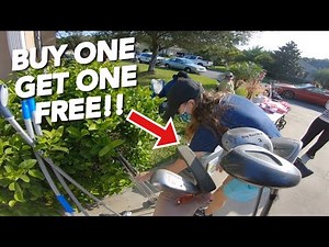 BUY ONE GET ONE FREE GOLF CLUBS AT GARAGE SALES