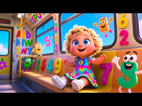 ABC Bus Baby Adventure 🚌🌈 Fun Alphabet Learning Song for Kids | Toddler Nursery Rhyme