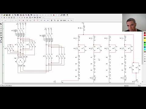 Partida motor Dahlander com reversão