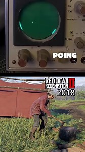 POING (1956) vs Red Dead Redemption II: Classic vs Modern Gameplay