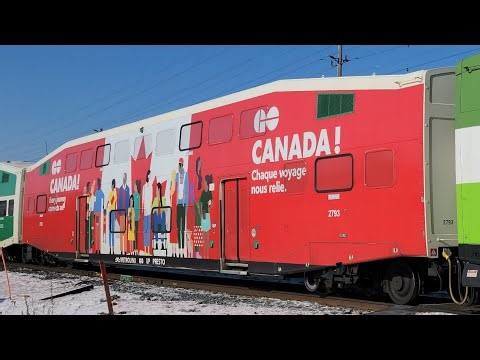 (Equipment Move) (Mid Old Cab Car 226) GO E-1615 - 320 With 632 In Hamilton Ontario