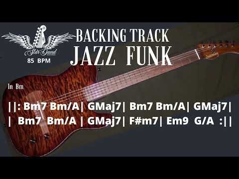 Backing Track Jazz Funk in Bm 85 BPM