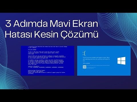 Mavi Ekran Hatası 3 Adımda Kesin Çözümü - Blue Screen Error Fix