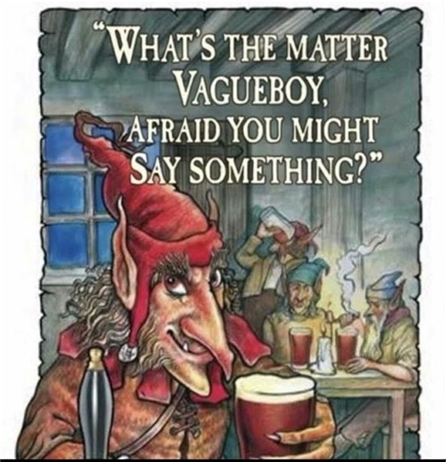 What's the matter, Vagueboy?
