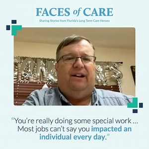 Working in long term care offers something a lot of jobs can’t: the ability to make a direct, positive impact on an individual’s life. That’s what drives nursing home administrator Daniel Frenden to give it his all each and every day. Learn how you can jumpstart your career in aging at https://florida.carefortheaging.org #FacesofCare #floridacarefortheaging #careersinaging | Florida Health Care Association