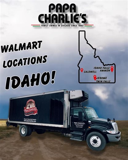 IDAHO! Here is a map of @walmart locations where you can pick up a tub of our famous Italian beef recipe! For those who don’t live in Idaho we are still adding more states to the list so be sure to keep checking back to see where you can get Papa Charlie’s at a location in your home state! | Papa Charlie's Italian Beef