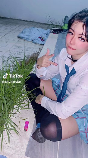 Silly anime girl 🙃 #animegirl #animeirl #animeschooloutfit #kawaii #asiangirl