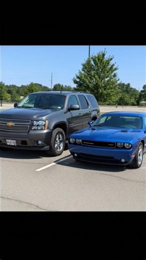 2007 chevy Tahoe LTZ with the Dodge challenger R/T manual 5.7l
