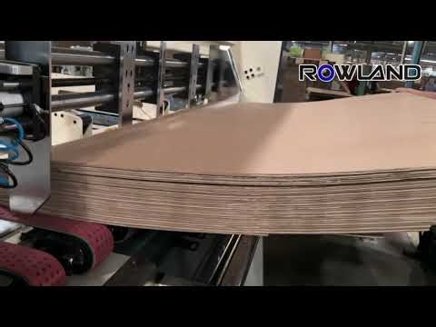 Jumbo Corrugated Box Folder Gluer Stitcher | Carton Box Folding Gluing Stitching Machine