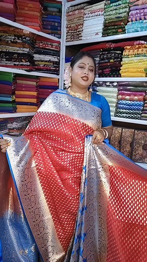 #Pure_katan_Banarasi_saree, with BP booking fast 7602767952 🤝 . . #ইত্যাদি_𝓑𝔂_𝓜𝓪𝓷𝓲𝓼𝓱𝓪 #Subha_Manisha #Nidhi #manisha #Santipur #ManishaS_Saree_Palace | Manisha's Saree Palace -santipur