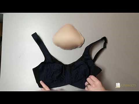 How to Put a Breast Prosthesis into a Pocketed or Mastectomy Bra - Linnoco