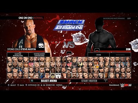 WWE 2K16 Roster Featuring WWE, NXT & Legends (Concept)