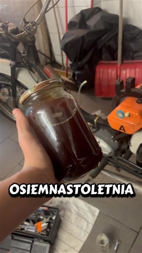 Benzyna sprzed 18 lat 😳 Jawa Mustang #prl #motoryzacja #paliwo #moped #czechoslovakia #jawa #old