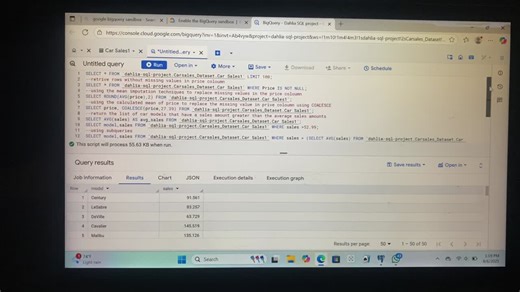 #bigquery #postgresql #sql #dataengineering #cloudanalytics #dataprofessionals | Oluwabusolami(Mercy) Ogundele