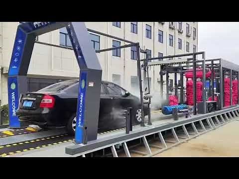 40m Conveyor Car Wash Equipment Túnel de lavado de autos – Mattias Automatic Car Wash Machine
