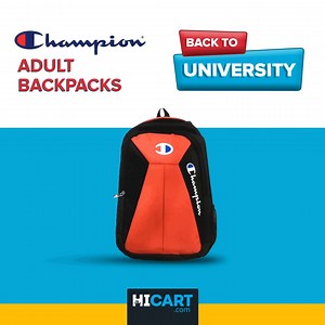 From campus to the gym, our Champion backpacks have got your back!💪 No matter where you're headed, the Champions backpack is your companion🎒 GET YOURS NOW👇 https://bit.ly/3rh7VzQ | HiCart.com