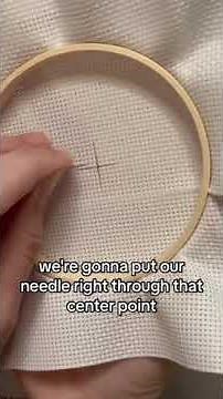 How to Cross Stitch - Stitching Using the English Method