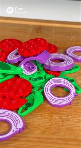 This LEGO burger is giving me serious ASMR vibes! You NEED to see this! 🔥