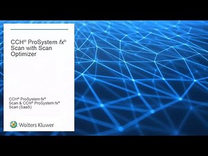 CCH® ProSystem fx® Scan with Scan Optimizer