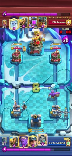 【クラロワ】元プロの神ミラー💛【CLASH ROYALE】#shorts
