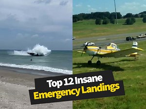 311K views · 2.8K reactions | Top 12 Insane Emergency Landings! These pilots seriously kept their cool... | Newsflare | Facebook