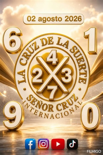 Cruz 02 agosto 2026 !!!