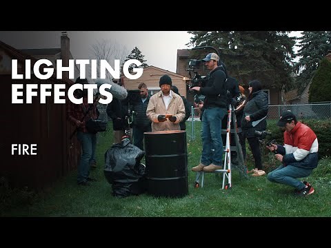 Cinematic filmmaking | How to recreate fire with lighting effects
