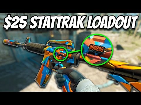 BEST StatTrak CS2 Loadout for $25 - The Best Cheap CS2 Skins (2024)