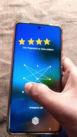 ⭐⭐⭐ Danger Star pattern lock #mobile #smartphone #shorts #pattern #lock