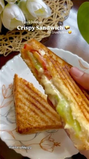 Creamy Sandwich. #recipe #tastyindia #viral #food #trending #cooking #easyrecipe #shorts #ytshorts